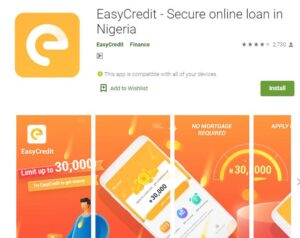 Customer Care: EasyCredit Loan - Login and Register (Website)
