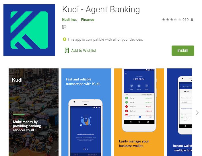 www.Kudi.com - Kudi Website - Login and Register (Agent Banking)