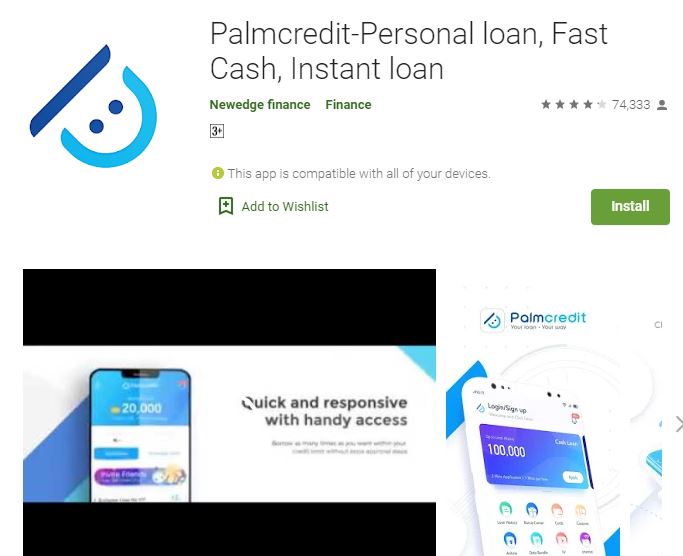 Customer Care Palmcredit Loan Login And Register Website 